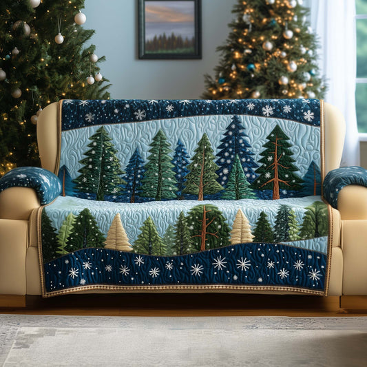 Serene Pines Quilted Sofa Cover GFTOYC1471