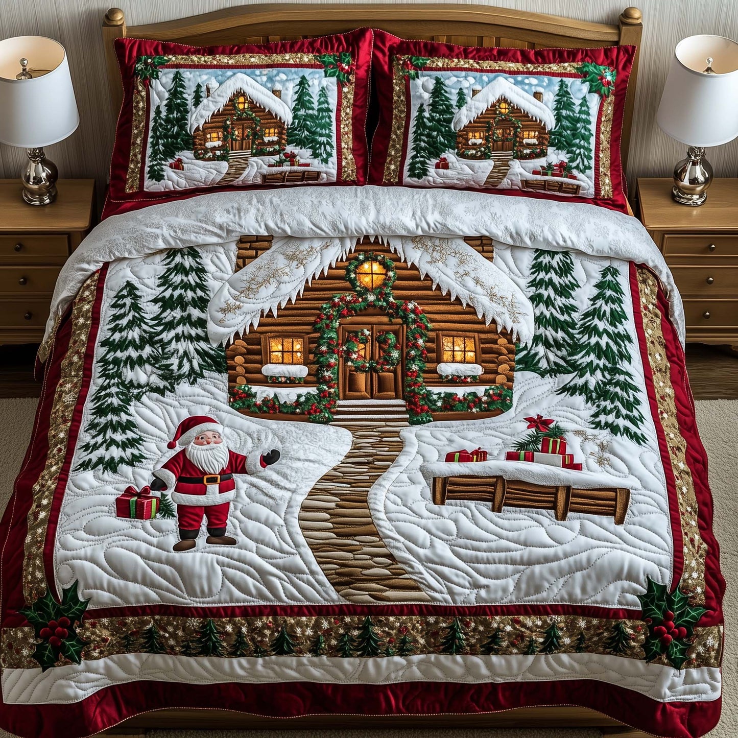 Holiday Cottage Duvet Cover Set GFTOYC1481