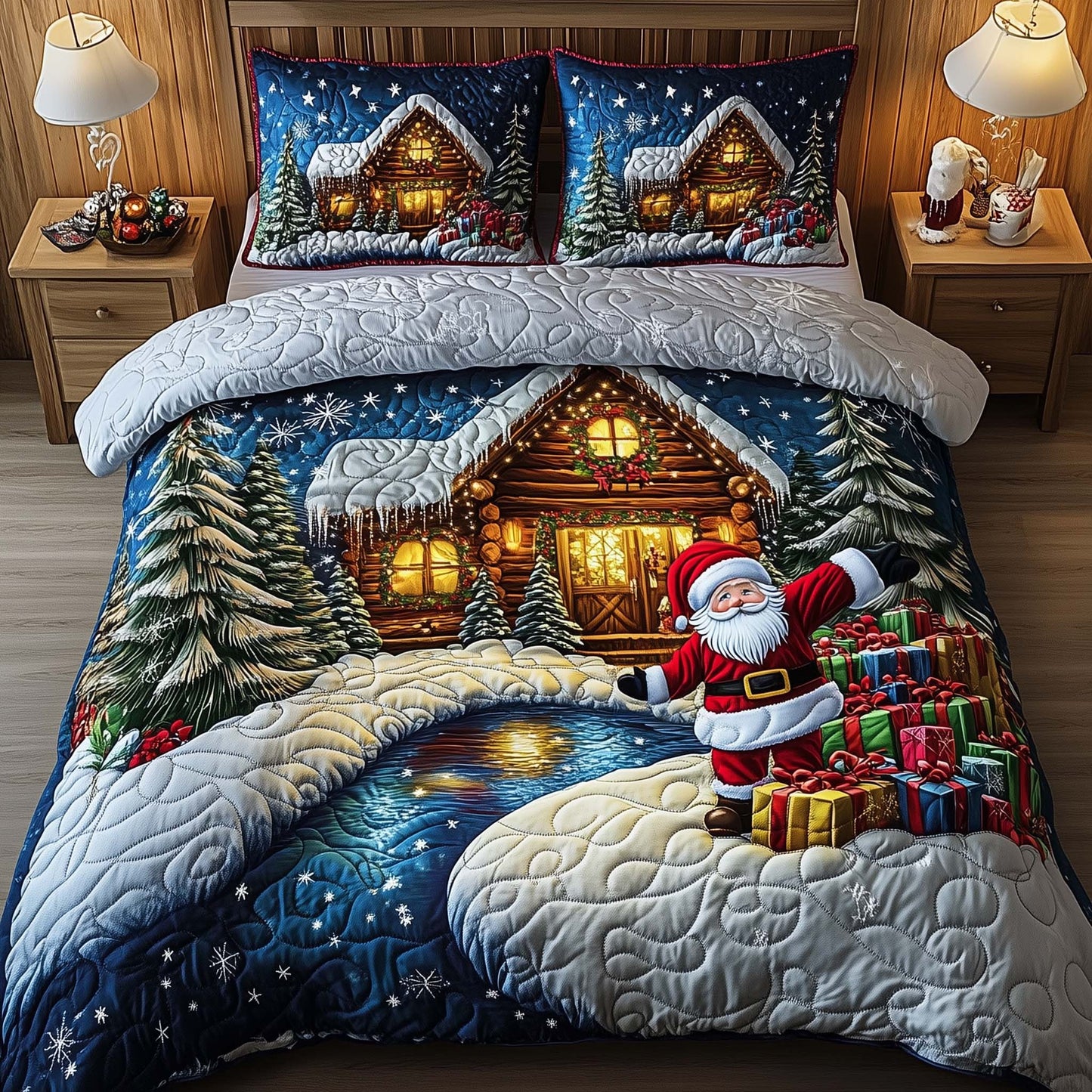 Holiday Cottage Duvet Cover Set GFTOYC1484