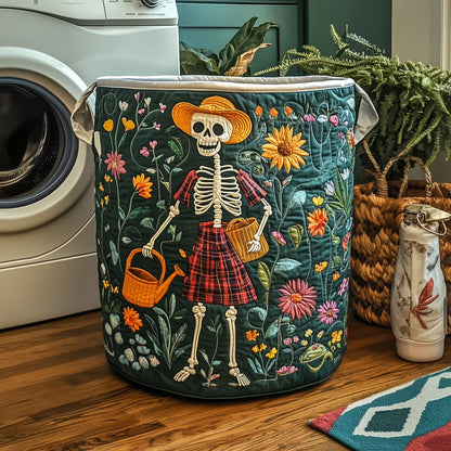 Skeleton Quilted Laundry Basket GFTOYC148
