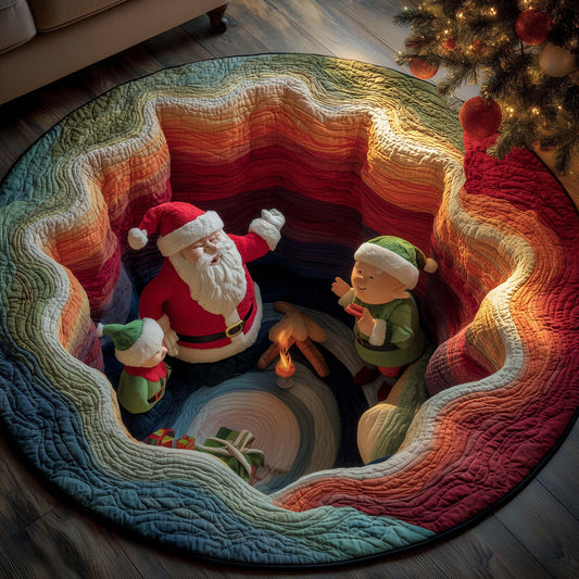 Festive Duo Quilted Round Mat GFTOYC1510