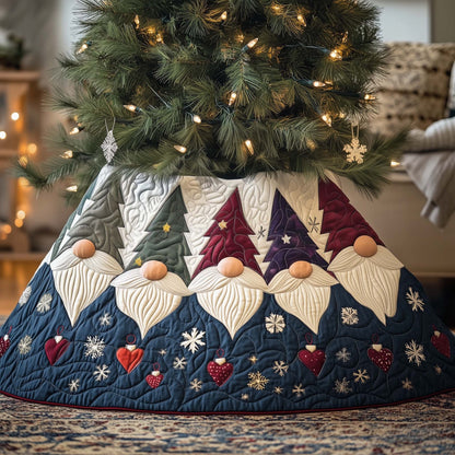 Merry Gnome Quilted Tree Skirt GFTOYC1535
