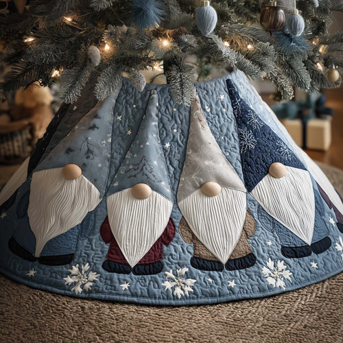 Merry Gnome Quilted Tree Skirt GFTOYC1537