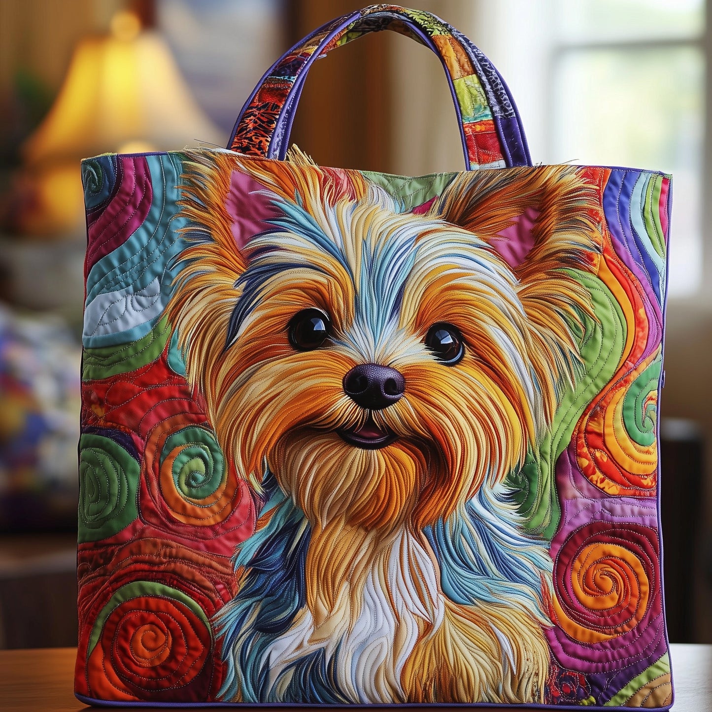 Yorkshire Terrier Quilted Tote Bag GFTOYC157
