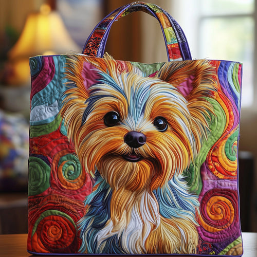 Yorkshire Terrier Quilted Tote Bag GFTOYC157