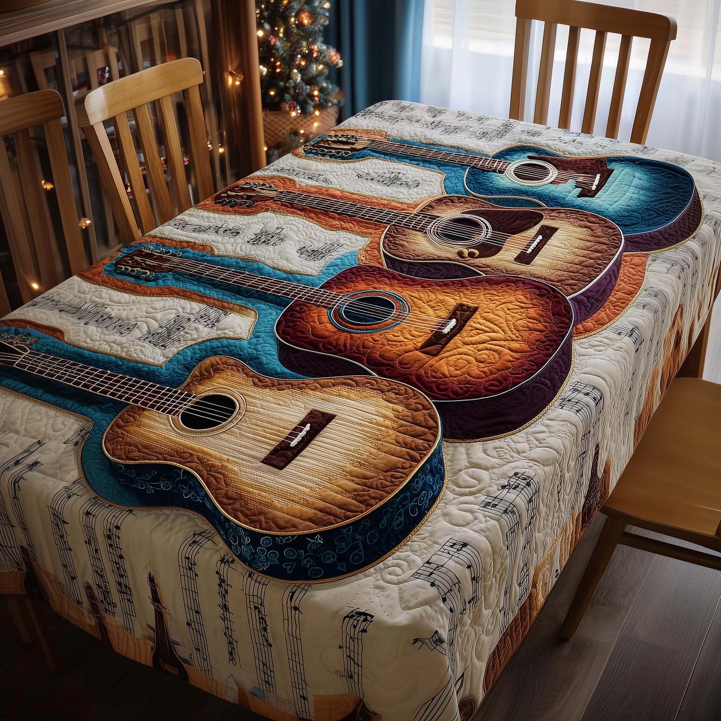 Elegant Guitar Tablecloth GFTOYC1647