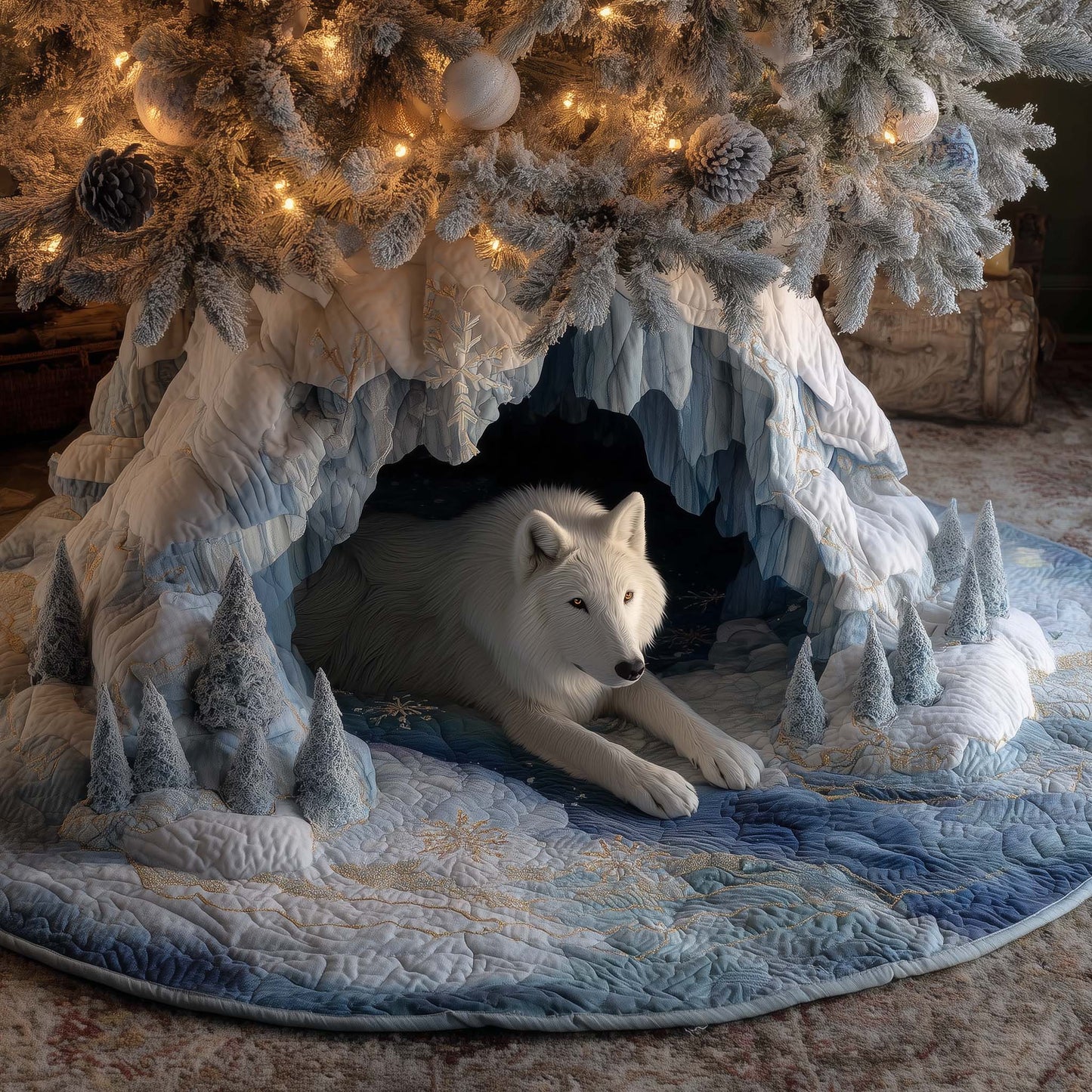 Woodland Whispers Quilted Tree Skirt GFTOYC1666