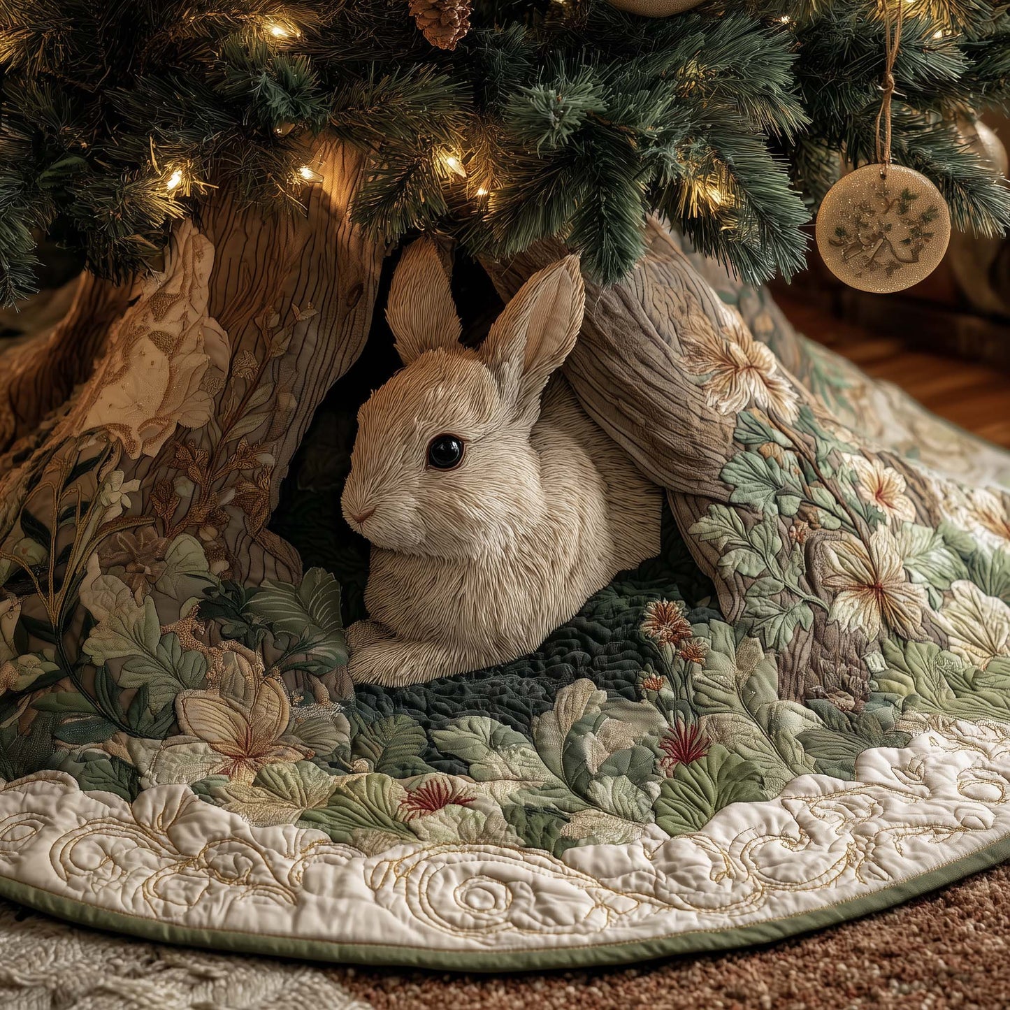 Woodland Whispers Quilted Tree Skirt GFTOYC1669