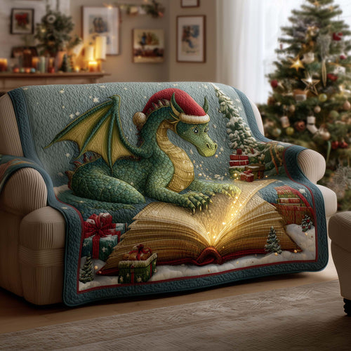 Dragon Book Quilted Sofa Cover GFTOYC1671