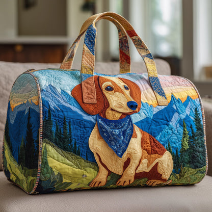 Dachshund  Quilted Duffle Bag GFTOYC16