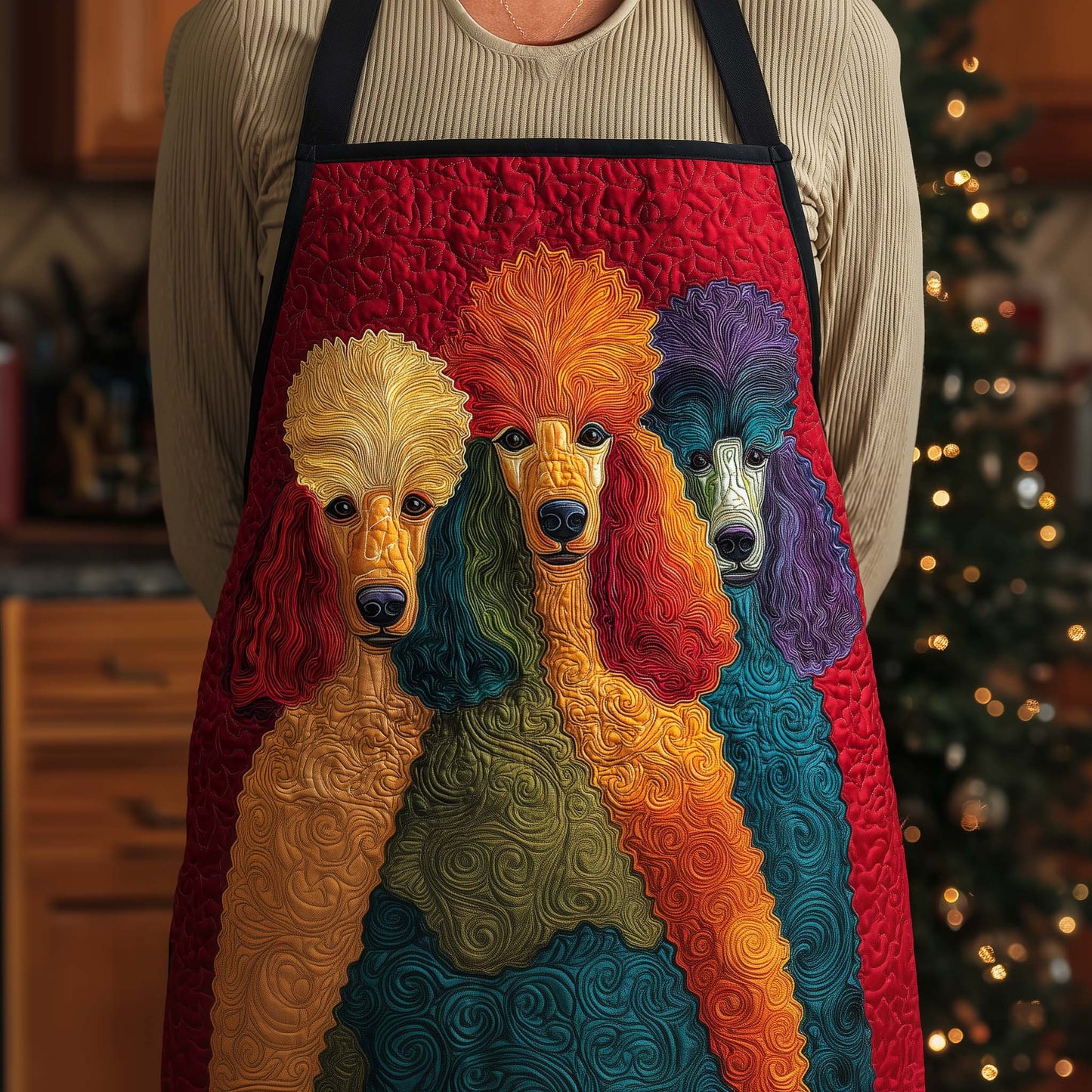 Royal Poodle Quilted Apron GFTOYC1721