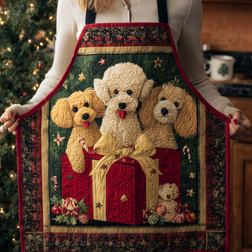 Royal Poodle Quilted Apron GFTOYC1723