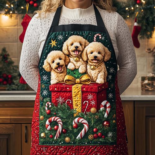 Royal Poodle Quilted Apron GFTOYC1724