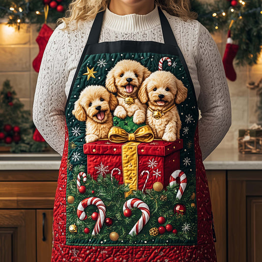 Royal Poodle Quilted Apron GFTOYC1724