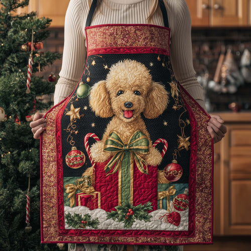 Royal Poodle Quilted Apron GFTOYC1725