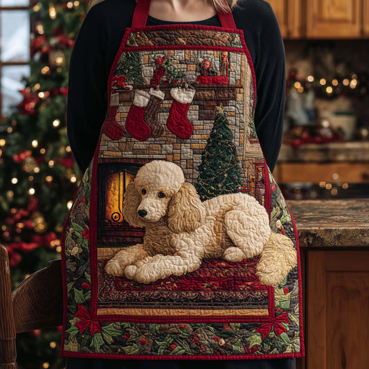 Royal Poodle Quilted Apron GFTOYC1726