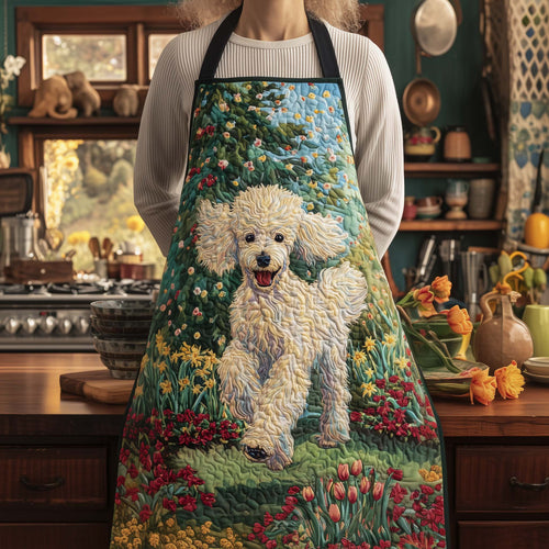 Royal Poodle Quilted Apron GFTOYC1727