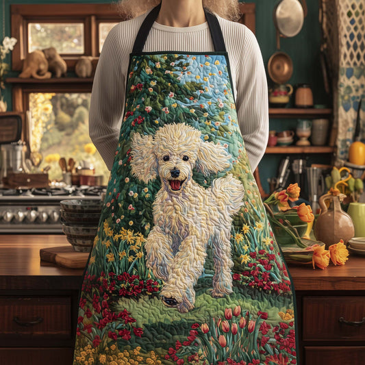 Royal Poodle Quilted Apron GFTOYC1727