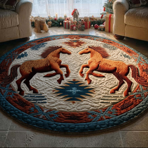 Tribal Majesty Quilted Round Mat GFTOYC1742