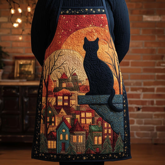 Graceful Feline Quilted Apron GFTOYC1756