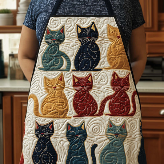 Graceful Feline Quilted Apron GFTOYC1759