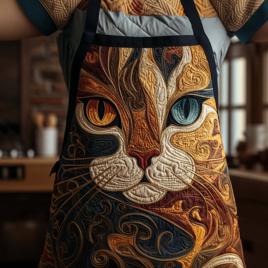 Graceful Feline Quilted Apron GFTOYC1760