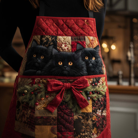 Graceful Feline Quilted Apron GFTOYC1761