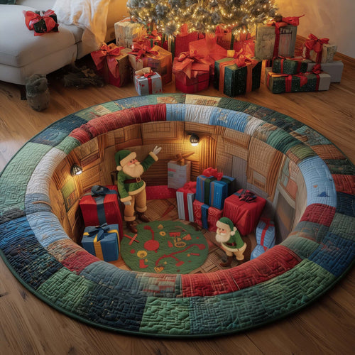 Jolly Surprises Quilted Round Mat GFTOYC1766