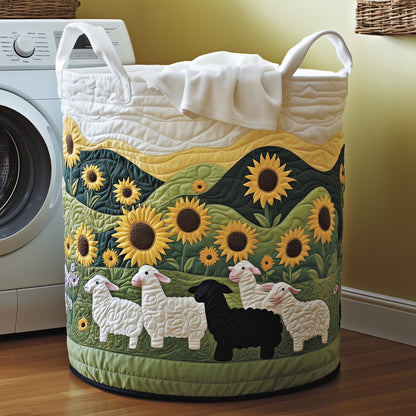 Adorable Sheep Quilted Laundry Basket GFTOYC177