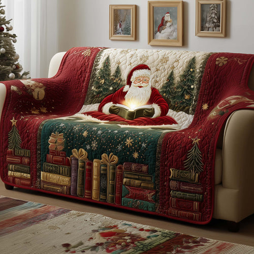 Yuletide Book Quilted Sofa Cover GFTOYC1790