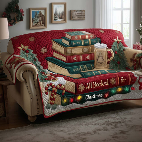 Yuletide Book Quilted Sofa Cover GFTOYC1792