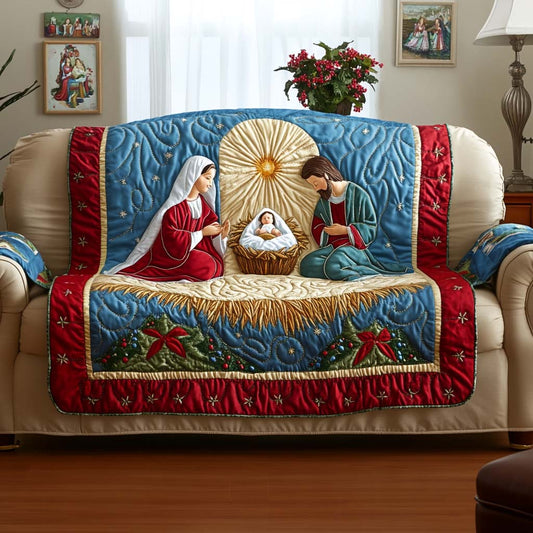 Divine Family Quilted Sofa Cover GFTOYC1808