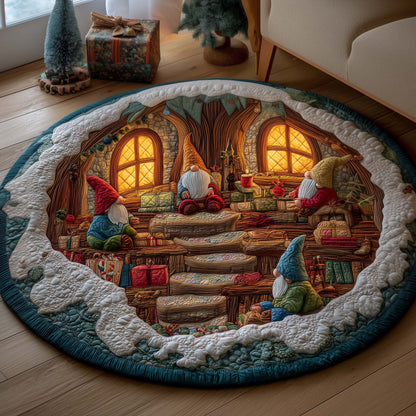 Jolly Gnome Quilted Round Mat GFTOYC1853