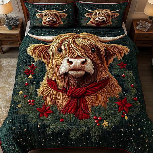 Highland Cow Charm Duvet Cover Set GFTOYC1858