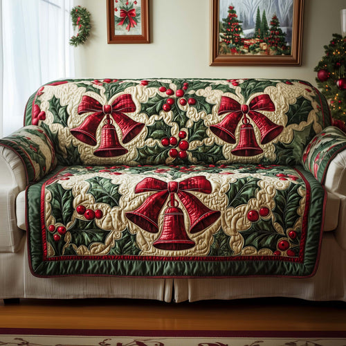 Shimmering Bells Quilted Sofa Cover GFTOYC1872