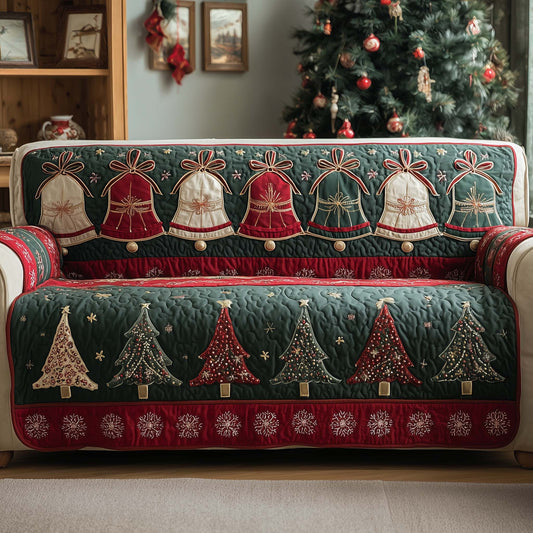 Shimmering Bells Quilted Sofa Cover GFTOYC1873