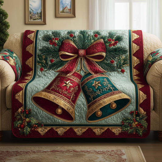 Shimmering Bells Quilted Sofa Cover GFTOYC1874