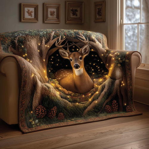 Deer Quilted Sofa Cover GFTOYC1895