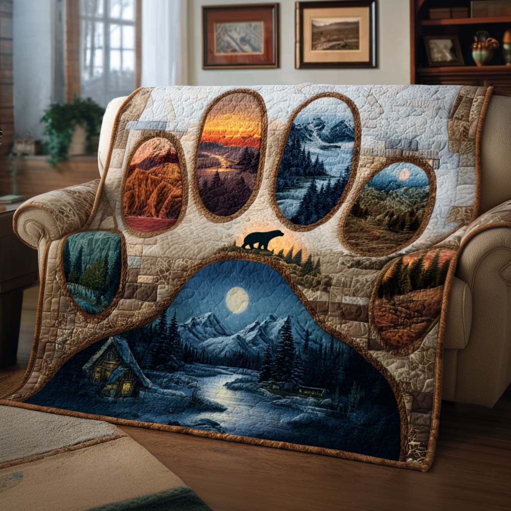 Forest Paws Quilted Sofa Cover GFTOYC1899