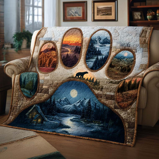 Forest Paws Quilted Sofa Cover GFTOYC1899