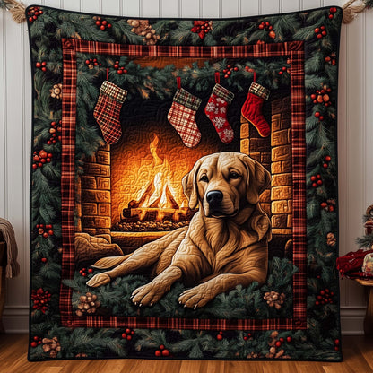 Faithful Labrador Quilted Blanket GFTOYC1919