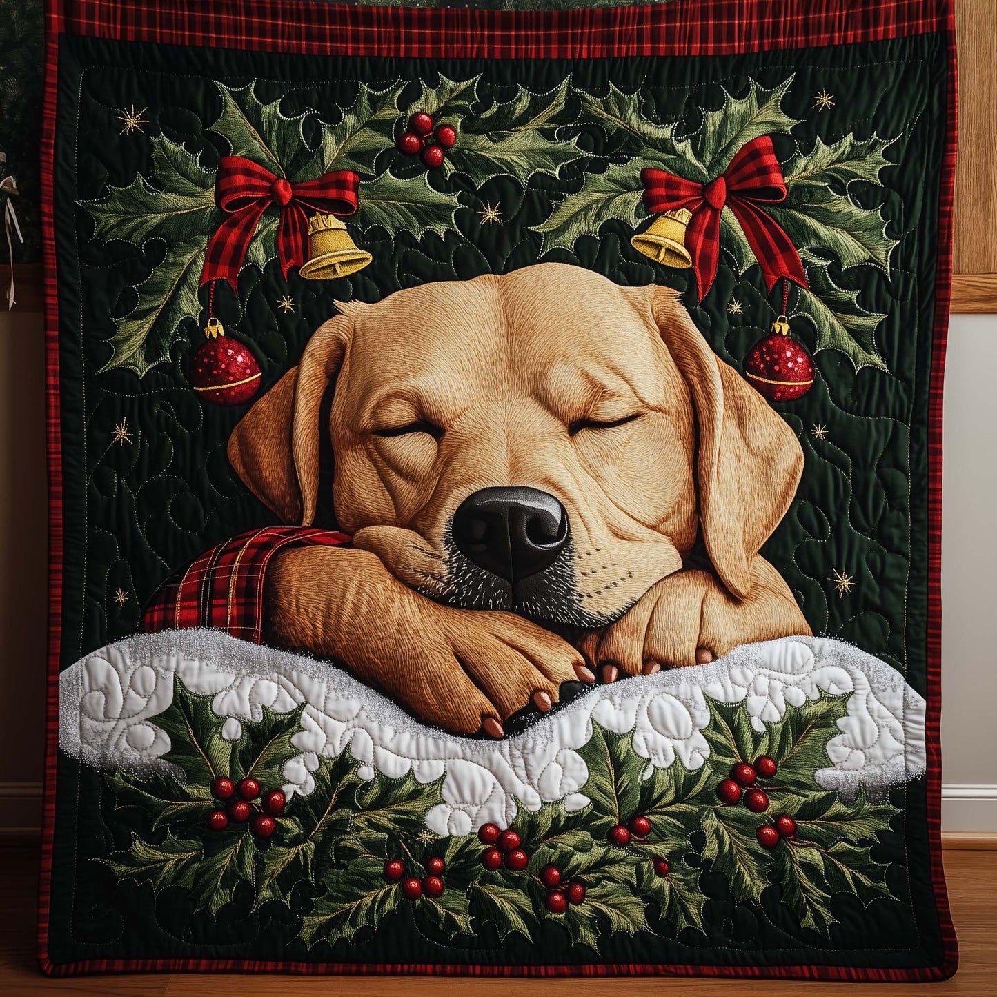 Faithful Labrador Quilted Blanket GFTOYC1920
