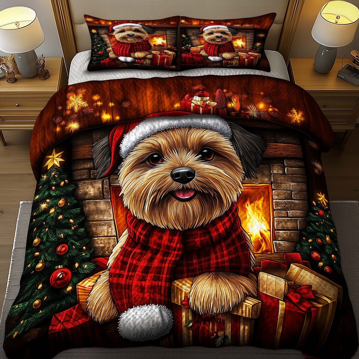 Yorkshire Terrier Duvet Cover Set GFTOYC1924