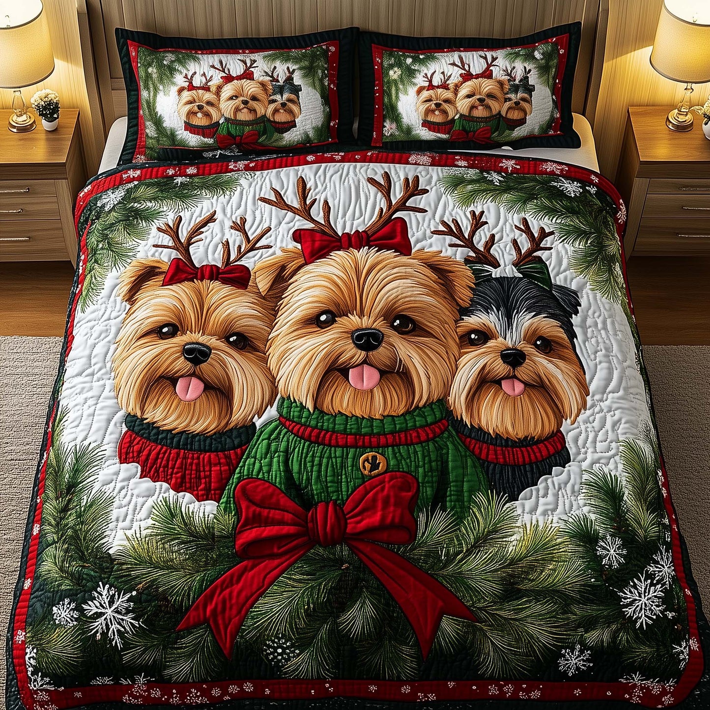 Yorkshire Terrier Duvet Cover Set GFTOYC1925