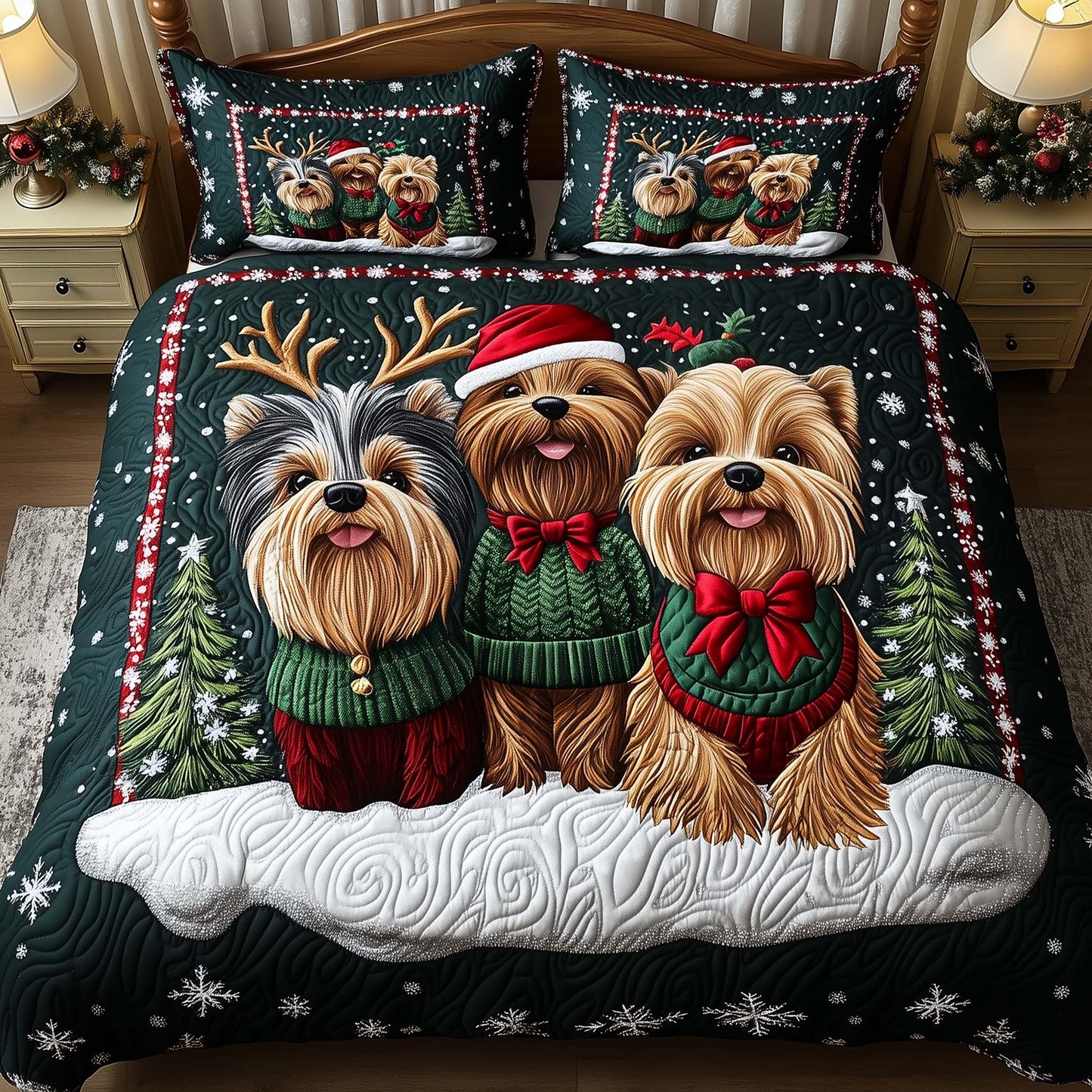 Yorkshire Terrier Duvet Cover Set GFTOYC1926