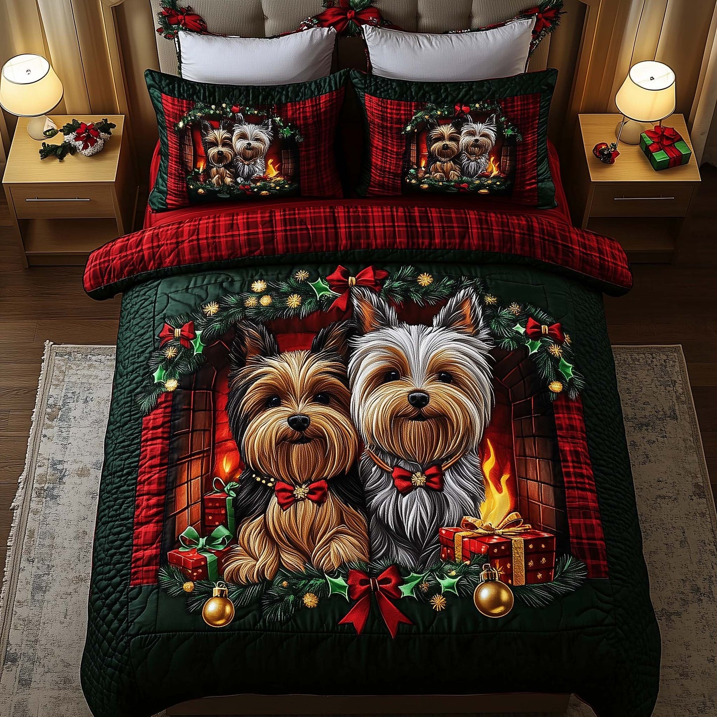 Yorkshire Terrier Duvet Cover Set GFTOYC1928