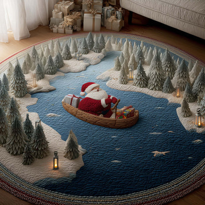 Holiday Sail Quilted Round Mat GFTOYC1946