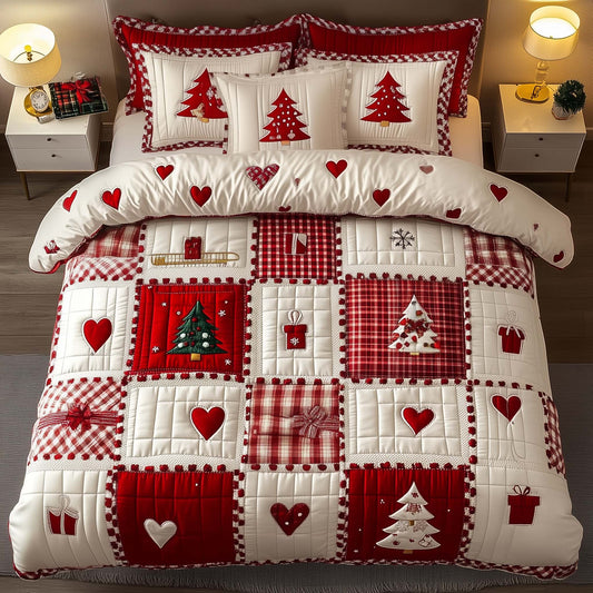 Holiday Patchwork Duvet Cover Set GFTOYC1972
