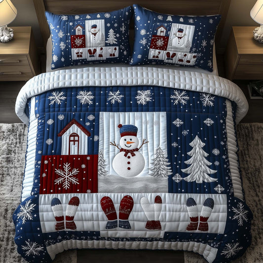 Holiday Patchwork Duvet Cover Set GFTOYC1975