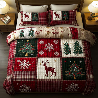 Holiday Patchwork Duvet Cover Set GFTOYC1976